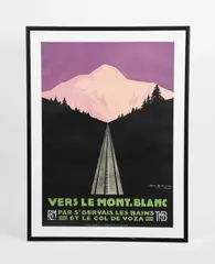 Vers Le Mont Blanc by Georges S Dorival, print, sold Oct 2023