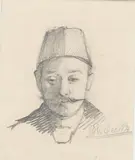 Portrait of Louis Fairfax Muckley by Arthur Gaskin, Print, sold Jun 2023