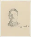 Portrait of Frank Richards by Arthur Gaskin, Print, offered Jun 2023