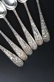 A set of six Elkington & Co large silver spoons by Hubert von Herkomer, print (other), sold Jun 2023