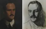 Portrait of Kenneth Struthers by Eric Kennington, Oil on board, sold Jun 2023