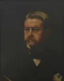 Portrait of Thomas Benjamin Kennington by Eric Kennington, Oil on canvas, laid on board, offered Jun 2023