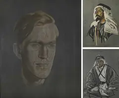 Lawrence of Arabia by Eric Kennington, oil, sold Jun 2023