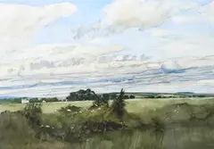 Balgove by James Morrison, Oil on gesso board, sold Jun 2023