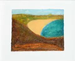 Halzephron CoveOil on boardSigned and inscribed Halzephron Cove/John by John Emanuel, Oil on board, sold Jun 2023