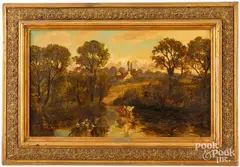 landscape by John Horace Hooper, oil on canvas, sold Feb 2025
