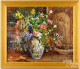 still life by Arthur William Woelfle, oil on canvas, sold Feb 2025