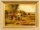 farm scene. by Henk Welthers, oil on canvas, sold Feb 2025