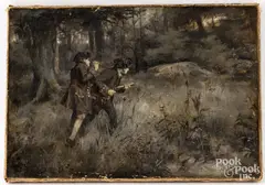 illustration by Frederick Coffay Yohn, oil on canvas, sold Feb 2025