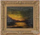 Big Moose Lake by Henry Milligan, oil on board, sold Feb 2025