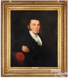 portrait of Richard Houghey of Delaware by Jacob Eichholtz, oil on canvas, sold Jan 2025