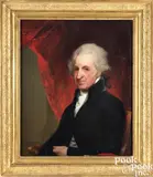 portrait by Gilbert Stuart, ca. 1808, oil on canvas laid down on panel, sold Jan 2025
