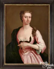 portrait by John Smibert, ca. 1730, oil on canvas, sold Jan 2025