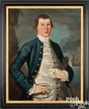 portrait by John Durand, ca. 1772, oil on canvas, sold Jan 2025