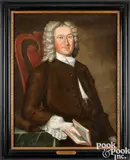 portrait of Thomas Child by John Greenwood, oil on canvas, sold Jan 2025