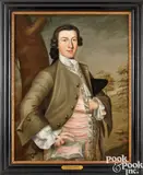 portrait by John Greenwood, oil on canvas, sold Jan 2025