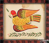 drawing of a dove by David Y. Ellinger, watercolor, sold Jan 2025