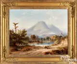 titled Conecocheague near Fort Loudon Pennsylvania by Russell Smith, oil on canvas, sold Jan 2025