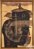 titled Drittes Einhorn by Gaetano Pompa, 1964, mixed media on canvas, sold Jan 2025