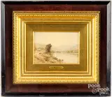 landscape by John Henry Hill, watercolor, sold Nov 2024
