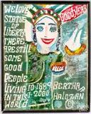 Statue of Liberty by Bertha Halozan, oil on board, sold Nov 2024