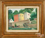 Untitled by Cecil Hunker, oil on canvas, sold Nov 2024