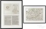 and wash on paper Anecdotal Guide to the History of the Arts Council Collection (two works) by Adam Dant, ink, sold Nov 2024