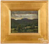 New Hampshire Sunset by William Derrick, oil on board, sold Oct 2024