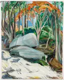 landscape by Helen Young, oil on canvas, sold Oct 2024