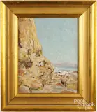 coastal scene by Howard Russell Butler, oil on board, sold Oct 2024