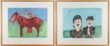 works by Shields Landon Jones, mixed media, sold Oct 2024