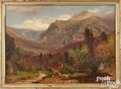 New England landscape by Samuel Lancaster Gerry, oil on canvas, sold Sep 2024
