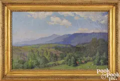 mountain landscape of the Berkshires by John Ross Key, oil on canvas, sold Sep 2024