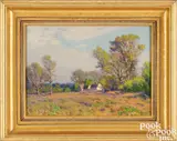 Untitled by William Jurian Kaula, oil on masonite, sold Sep 2024