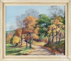 landscape by John Berninger, oil on canvas, sold Sep 2024