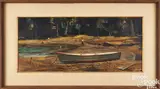 titled On The Flats by Stephen Etnier, oil on canvas, sold Sep 2024