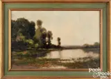 landscape by Max Weyl, ca. 1900, oil on canvas, sold Sep 2024