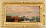 seascape by Franklin Stanwood, oil on canvas, sold Sep 2024