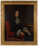 ATTRIBUTED / FOLLOWER OF, OLD MASTER PORTRAIT OF SIR LEOLINE JENKINS (1623-1685) by Herbert Tuer, oil on canvas, sold Apr 2026