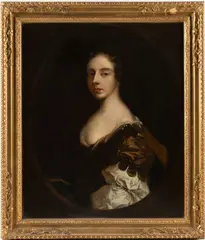 ATTRIBUTED / FOLLOWER OF, PORTRAIT OF A LADY by Godfrey Kneller, oil on canvas, sold Apr 2026