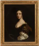 ATTRIBUTED / FOLLOWER OF, PORTRAIT OF A LADY by Godfrey Kneller, oil on canvas, sold Apr 2026