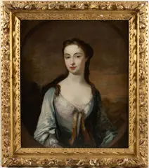 AFTER / MANNER OF, PORTRAIT OF A LADY by Allan Ramsay, oil on canvas, sold Apr 2026