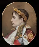 MINIATURE PORTRAIT OF EMPEROR NAPOLEON BONAPARTE by Jean-Baptiste Isabey, watercolor or gouache, sold Apr 2026