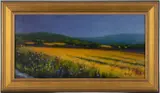 LANDSCAPE PAINTING by Odin Kaeselau Smith, acrylic on canvas, sold Apr 2026