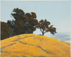 PLEIN AIR STYLE LANDSCAPE PAINTING by Jean Mooney, oil on canvas, sold Apr 2026