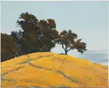 PLEIN AIR STYLE LANDSCAPE PAINTING by Jean Mooney, oil on canvas, sold Apr 2026