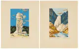 YELLOWSTONE PRINTS, LOT OF TWO by John W. Beaucamp, serigraph silkscreen on paper, sold Apr 2026