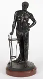 Untitled by Wilhelm Kumm, BRONZE FIGURE OF GAIUS MUCIUS SCAEVOLA, sold Apr 2026