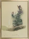 NATURA MORTA CON ORCHIDEA / , STILL LIFE WITH ORCHID PRINT by Bruno Bruni, lithograph on paper, sold Apr 2026