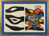 DERRIERE LE MIROIR COVER LITHOGRAPH, from issue #156 by Alexander Calder, color lithograph on paper, sold Apr 2026